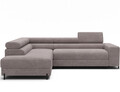 Coltar extensibil stanga 5 locuri ELTAP, Colesio, 274x200x93 cm, lemn/poliester, gri