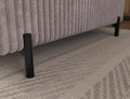 Coltar extensibil stanga 5 locuri ELTAP, Colesio, 274x200x93 cm, lemn/poliester, gri
