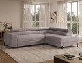 Coltar extensibil dreapta 5 locuri ELTAP, Colesio, 274x200x93 cm, lemn/poliester, gri
