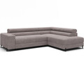 Coltar extensibil dreapta 5 locuri ELTAP, Colesio, 274x200x93 cm, lemn/poliester, gri