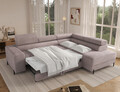 Coltar extensibil dreapta 5 locuri ELTAP, Colesio, 274x200x93 cm, lemn/poliester, gri