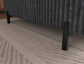 Coltar extensibil dreapta 5 locuri ELTAP, Colesio, 274x200x93 cm, lemn/poliester, gri inchis