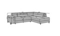 Coltar extensibil dreapta 5 locuri ELTAP, Colesio, 274x200x93 cm, lemn/poliester, gri inchis