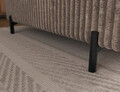Coltar extensibil dreapta 5 locuri ELTAP, Colesio, 274x200x93 cm, lemn/poliester, maro deschis