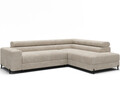 Coltar extensibil dreapta 5 locuri ELTAP, Colesio, 274x200x93 cm, lemn/poliester, bej