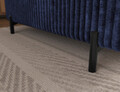 Coltar extensibil dreapta 5 locuri ELTAP, Colesio, 274x200x93 cm, lemn/poliester, albastru inchis