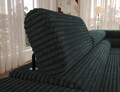 Coltar extensibil dreapta 5 locuri ELTAP, Colesio, 274x200x93 cm, lemn/poliester, verde inchis