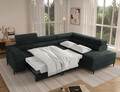 Coltar extensibil dreapta 5 locuri ELTAP, Colesio, 274x200x93 cm, lemn/poliester, verde inchis