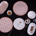 Set de mic dejun, Hermia, 868ARY1103, Portelan, Platou pentru tort: 21 cm (6 bucăți), Multicolor