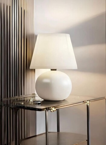 Lampa de masa, Opviq, 751ARL1124, Metal, Crem