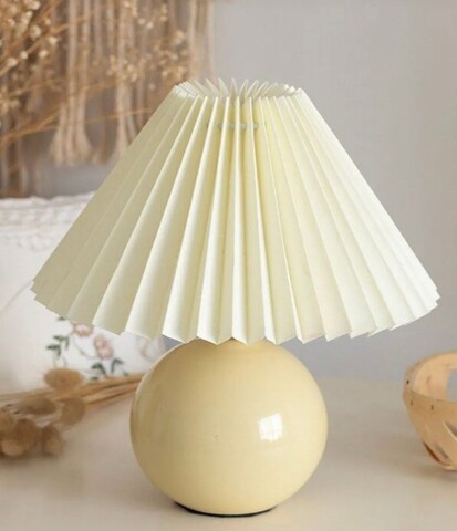 Lampa de masa, Opviq, 751ARL1128, Metal, Crem