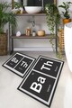 Set covorase de baie, L'essentiel Maison, Barium, Poliester, Multicolor
