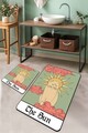 Set covorase de baie, L'essentiel Maison, Sunny The Sun, Poliester, Multicolor
