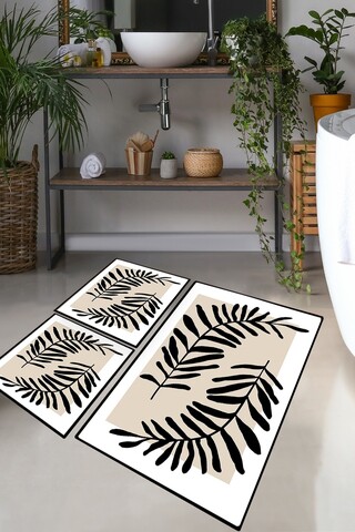 Set covorase de baie, L'essentiel Maison, Casting, Poliester, Multicolor