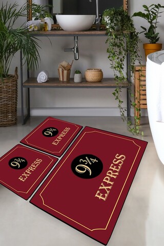 Set covorase de baie, L'essentiel Maison, Express, Poliester, Multicolor