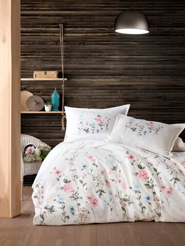 Lenjerie de pat dubla Super King (EU) (IT), L'essentiel Maison, Palitra v1, Bumbac Ranforce, Roz pudra