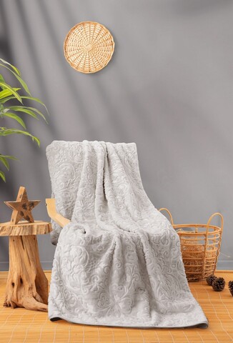 Patura Double, L'essentiel Maison, Emboss, Poliester, Piatra