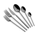 Set tacamuri, Hermia, 645DRM1234, Inox, Lingură de masă: 21,3 cm (6 bucăți), Negru