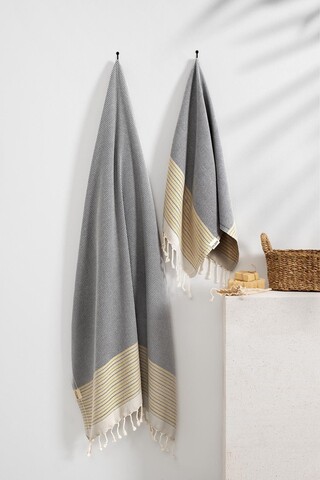 Fouta Set, L'essentiel Maison, Agora, Bumbac, Gri