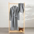 Set halat si prosop de baie, L'essentiel Maison, Soho, 65% bumbac/35% poliester, Gri