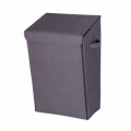 Cos pentru rufe Grey, Wenko, cu sistem de prindere, 30 l, poliamida/polipropilena, gri