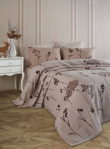 Cuvertura pique dubla Super King (EU) (IT), L'essentiel Maison, Efil, Bumbac, Maro