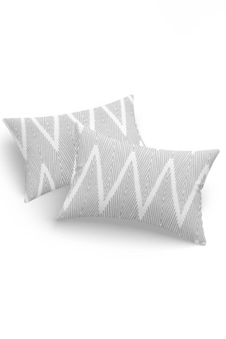 Set 2 fete de perna, L'essentiel Maison, Olivia, 65% bumbac/35% poliester, Gri