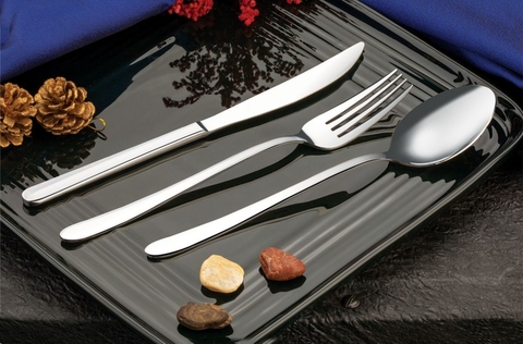 Set tacamuri, Hermia, 357NYP1311, Furculiță de masă: 21 x 2,5 cm (6 bucăți), Argintiu