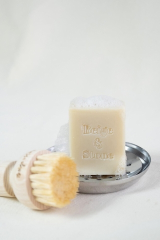 Set de săpuniere, Hermia, 886SVN1502, Săpun: Ulei de măsline (1 bucată), Alb / Argintiu