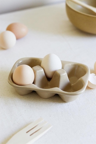 Suport pentru ou, Hermia, 886SVN1161, Crem