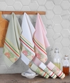 Set prosoape, L'essentiel Maison, Orange, Alb / Roz / Verde / Roșu