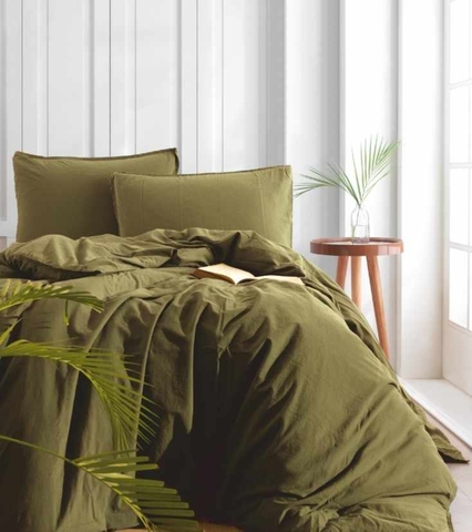Lenjerie de pat dubla, L'essentiel Maison, Ephesus, Capulet Olive