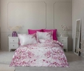 Lenjerie de pat dubla, L'essentiel Maison, Krista, Alb/Roz