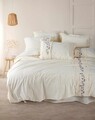 Lenjerie de pat dubla, L'essentiel Maison, Lucyna, Crem