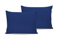 Set de fețe de pernă din satin (2 piese), L'essentiel Maison, De Dark Blue, Albastru inchis