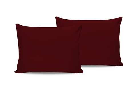 Set de fețe de pernă din satin (2 piese), L'essentiel Maison, De Maroon, Maro