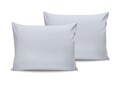 Set de fețe de pernă din satin (2 piese), L'essentiel Maison, De White, Alb