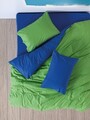 Lenjerie de pat dubla Super King (FR), L'essentiel Maison, Sage, Verde albastru
