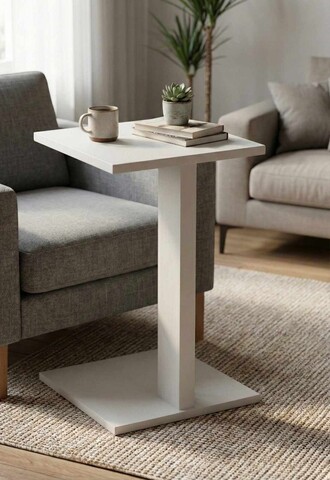 Masuta, Hanah Home, Artmtkcsdtble, 35x56x35 cm, Alb