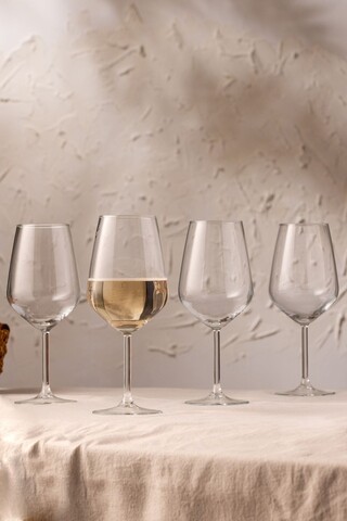 Set de pahare de vin, Hermia, 127RKL1109, Transparent