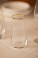 Set pahare, Hermia, 127RKL1114, Auriu / Transparent