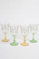Set de pahare de vin, Hermia, 127RKL1123, Galben verde