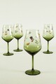 Set de pahare de vin, Hermia, 127RKL1138, Verde