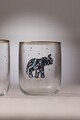 Set pahare, Hermia, 127RKL1149, Auriu / Transparent