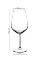 Set de pahare de vin, Hermia, 127RKL1162, Chihlimbar