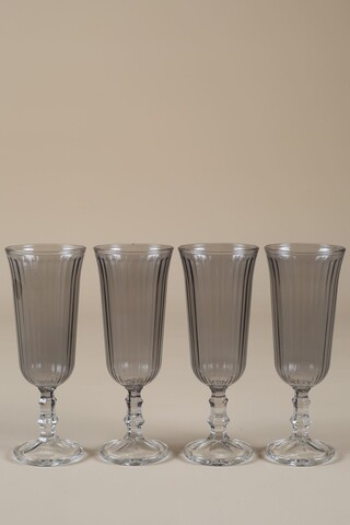 Set de pahare de vin, Hermia, 127RKL1175, Fumuriu