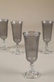 Set de pahare de vin, Hermia, 127RKL1175, Fumuriu