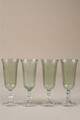 Set de pahare de vin, Hermia, 127RKL1177, Verde