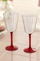 Set de pahare de vin, Hermia, 127RKL1251, Rosu