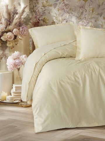 Lenjerie de pat pentru o persoana Single XXL (DE), L'essentiel Maison, Elegant, Bej